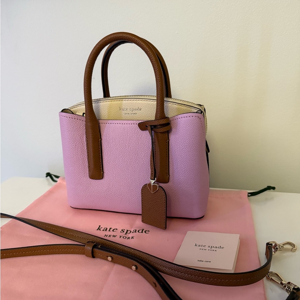 Kate Spade New York Margaux Mini Satchel in Sweet Pea